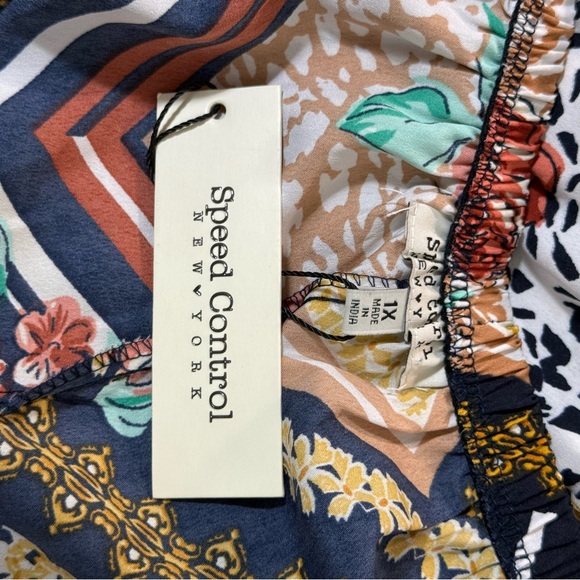 Speed Control Multicolor Patchwork Dress - Picture 9 of 10